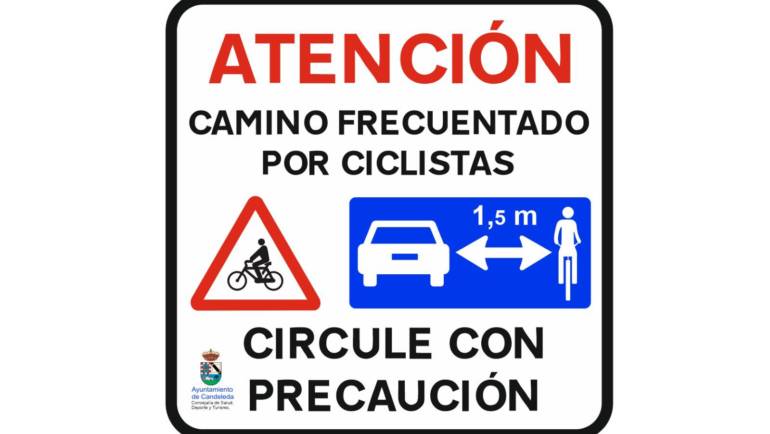 Más seguridad para los ciclistas de Candeleda y El Raso.
